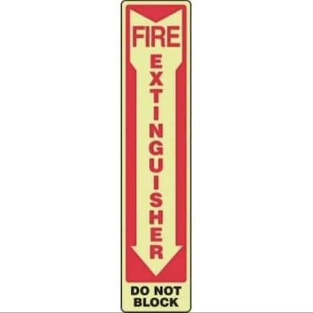 Accuform GLOWINTHEDAR K SAFETY SIGN FIRE MLFX509GP MLFX509GP